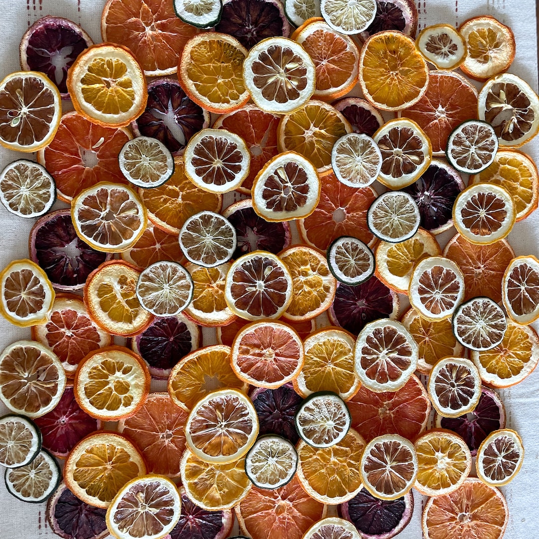 Variety Bag of Dehydrated Citrus, Dried Orange/lemon/lime/blood Orange ...