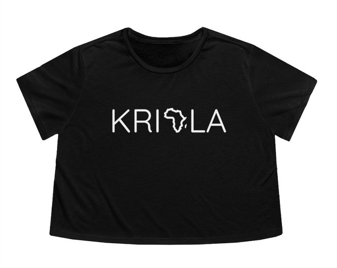 KRIOLA & AFRICA Crop Top