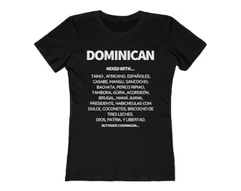 Dominicana mezclada con... (tontería) Camisetas y sudaderas con tops cortos
