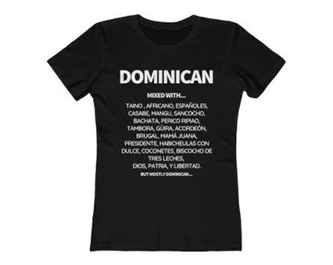 Dominican Mixed with... (dopeness) T-Shirts & Crop Top Hoodies