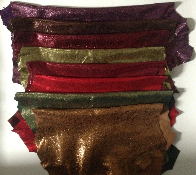 Italian leather Leather Genuine goat leather hide Leather material for sewing 1 mm