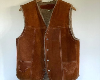 Incredible Vintage Sheepskin Vest