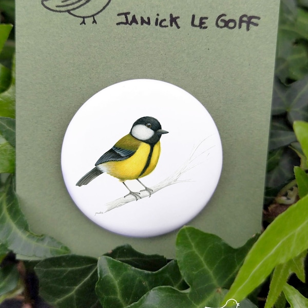 Badge Mésange charbonnière 2