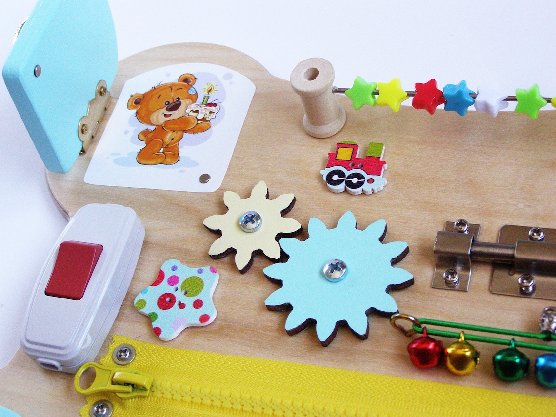 Montessori Busy Board for kids Montessori toys Toddler Etsy