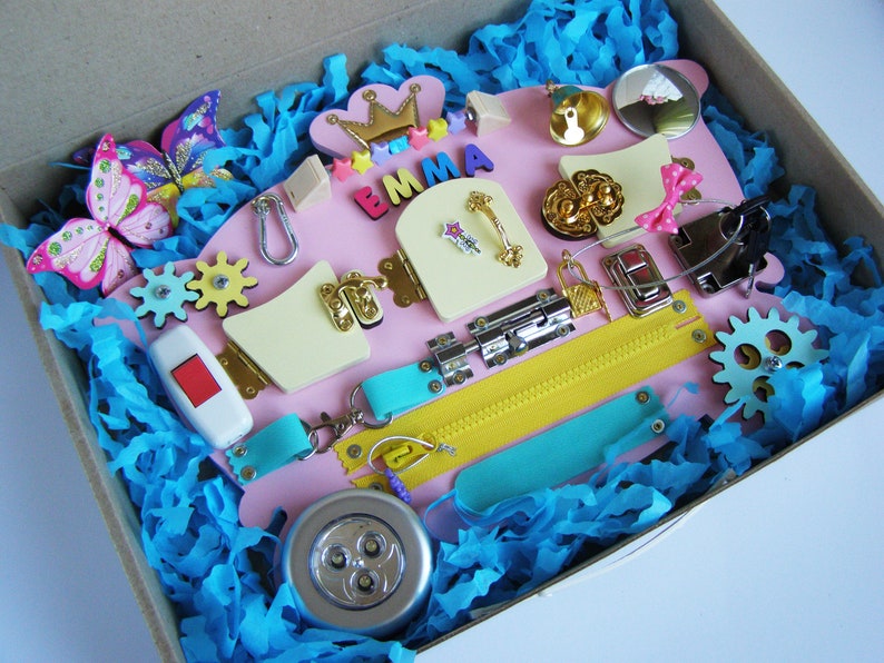 Montessori toddler busy board Perfect gift for 2 year old Etsy