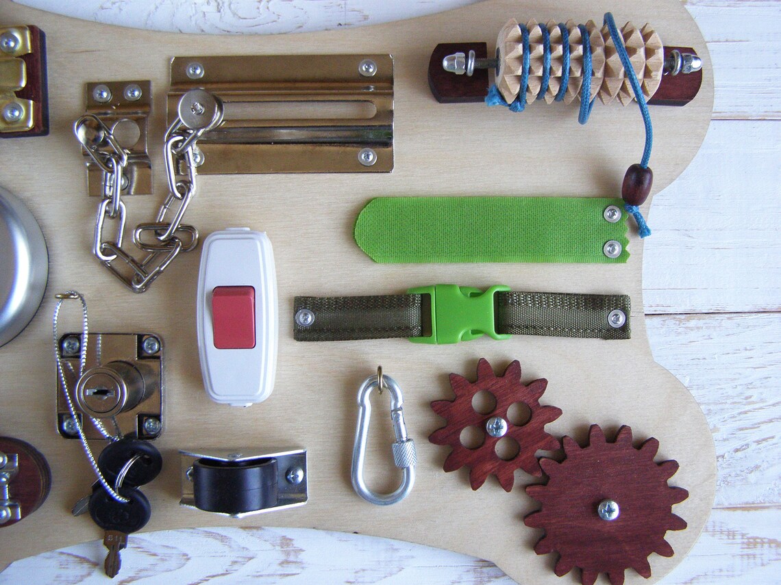 Activity board for adult Fidget board Dementia comfort Etsy