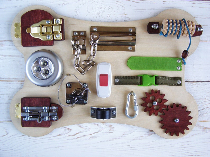 Activity board for adult Fidget board Dementia comfort Etsy