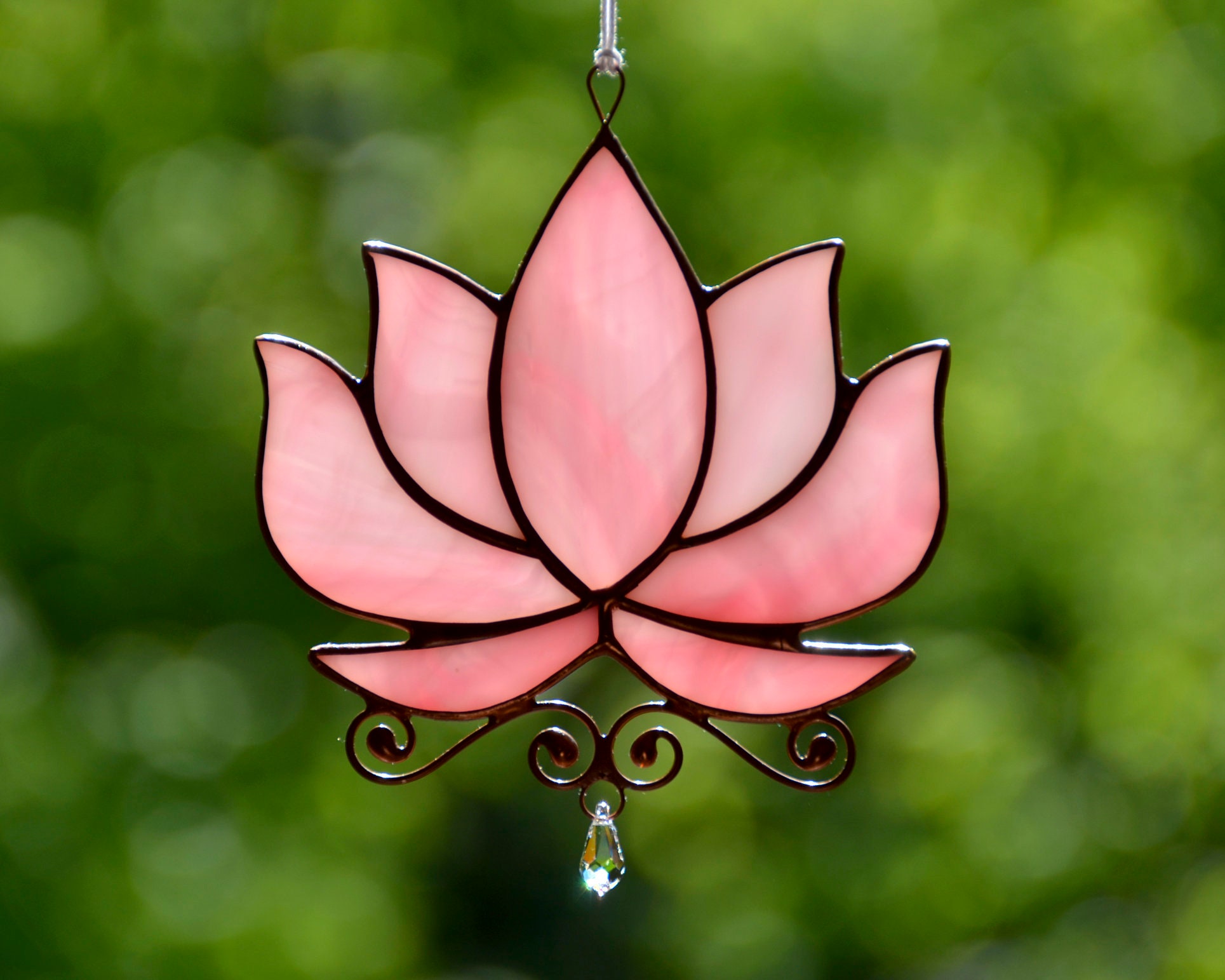 Crystal Lotus Flower Glass Crafts