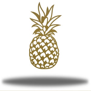 Pineapple Coastal Metal Wall Art Steel Decor