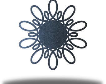 Sun Swirl Steel Wall Art Outdoor Decor