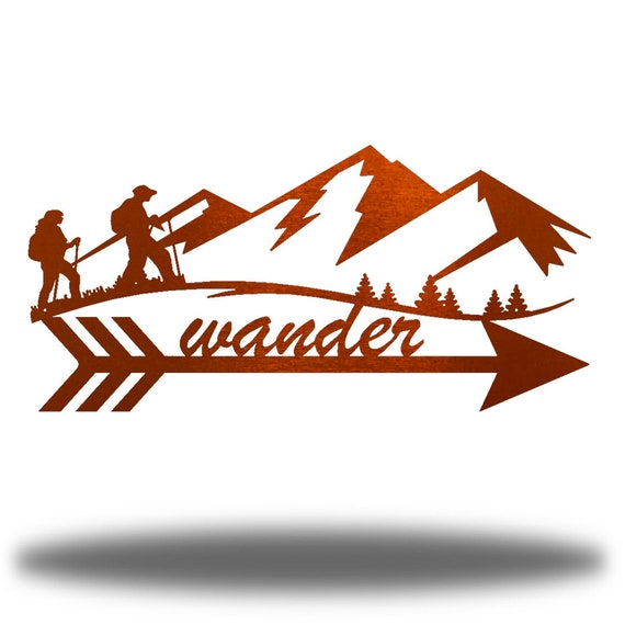 Home Décor Signs Wander Mountain Sign Wall Décor