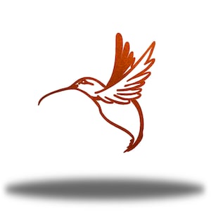 Hummingbird Animal Outdoor Metal Wall Art