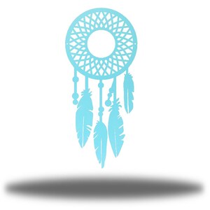 Dreamcatcher Metal Wall Art Outdoor Decor Sea Foam