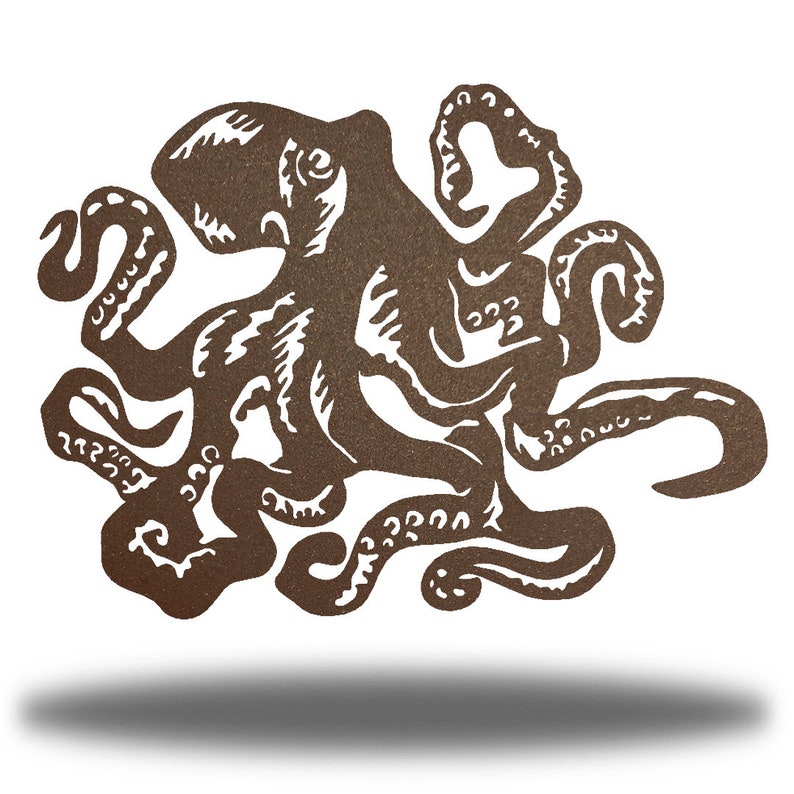 Octopus Metal Art Wall Decor image 6