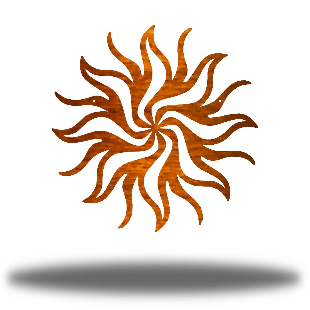 Tribal Sun Southwest Metal Wall Art Steel Decor - Etsy
