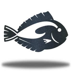 Tropical Fish Coastal Metal Wall Art Ocean Steel Decor