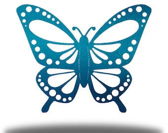 Butterfly Metal Garden Art | Steel Wall Decor