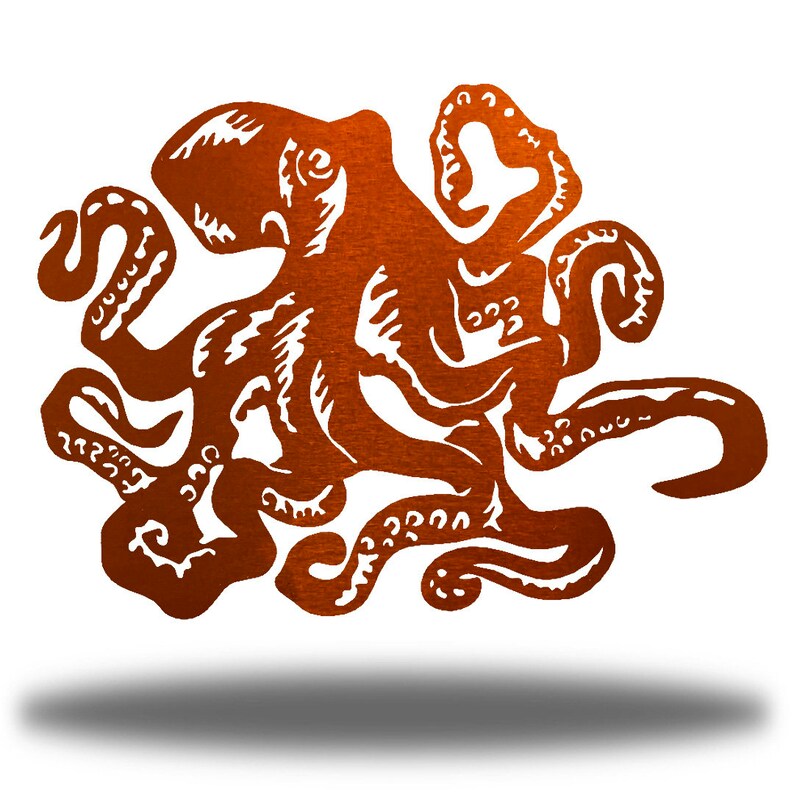 Octopus Metal Art Wall Decor image 7