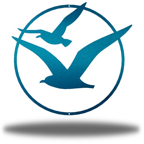 Pair of Flying Seagulls Metal Wall Art CO146 Etsy