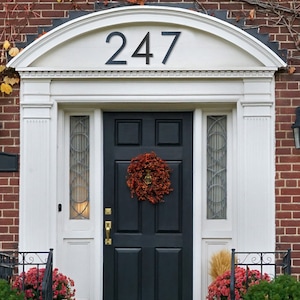 House Numbers Powder Coated Metal Address Sign