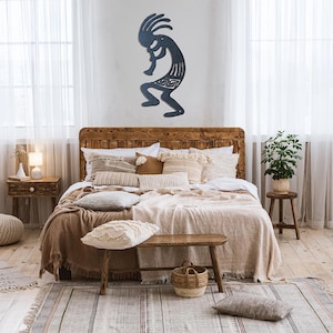 Kokopelli Figure Southwest Native American Outdoor Metal Wall Art