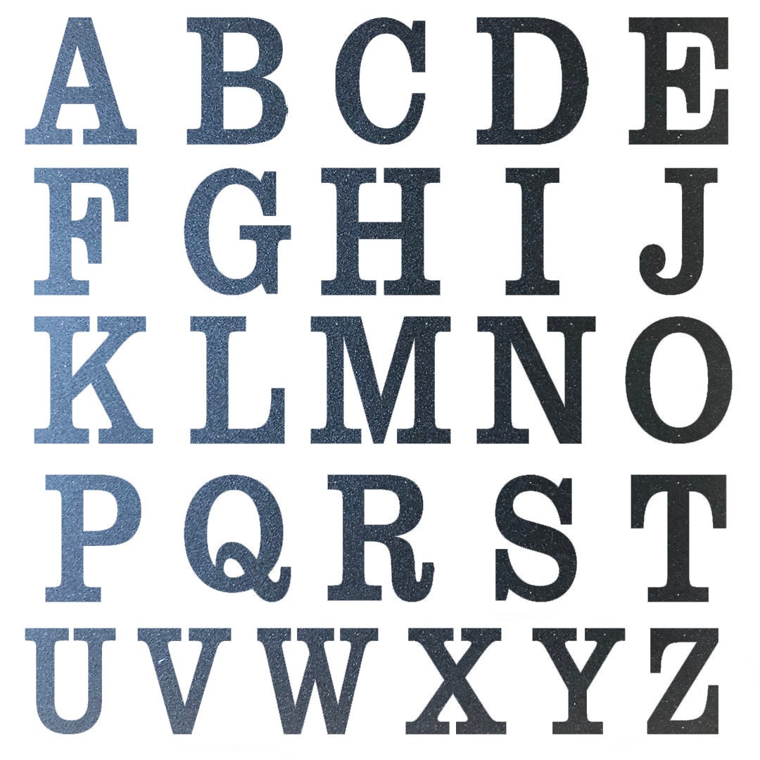 Individual Small Letters Metal Letters of the Alphabet | Individual Steel Letters - Etsy