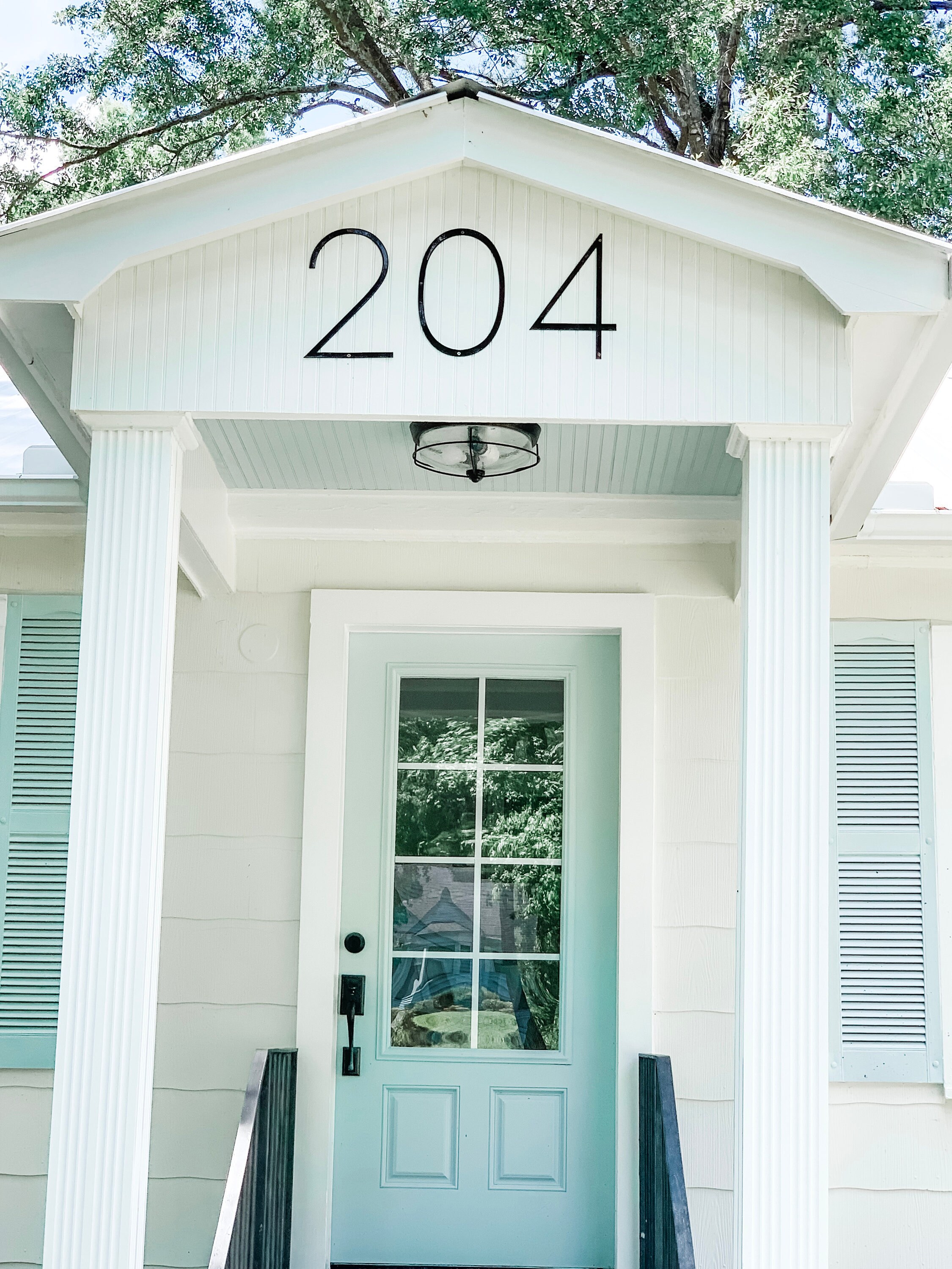 House Numbers Powder Coated Metal Address Sign