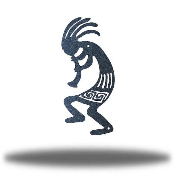 Kokopelli Figure Southwest Native American Outdoor Metal Wall Art