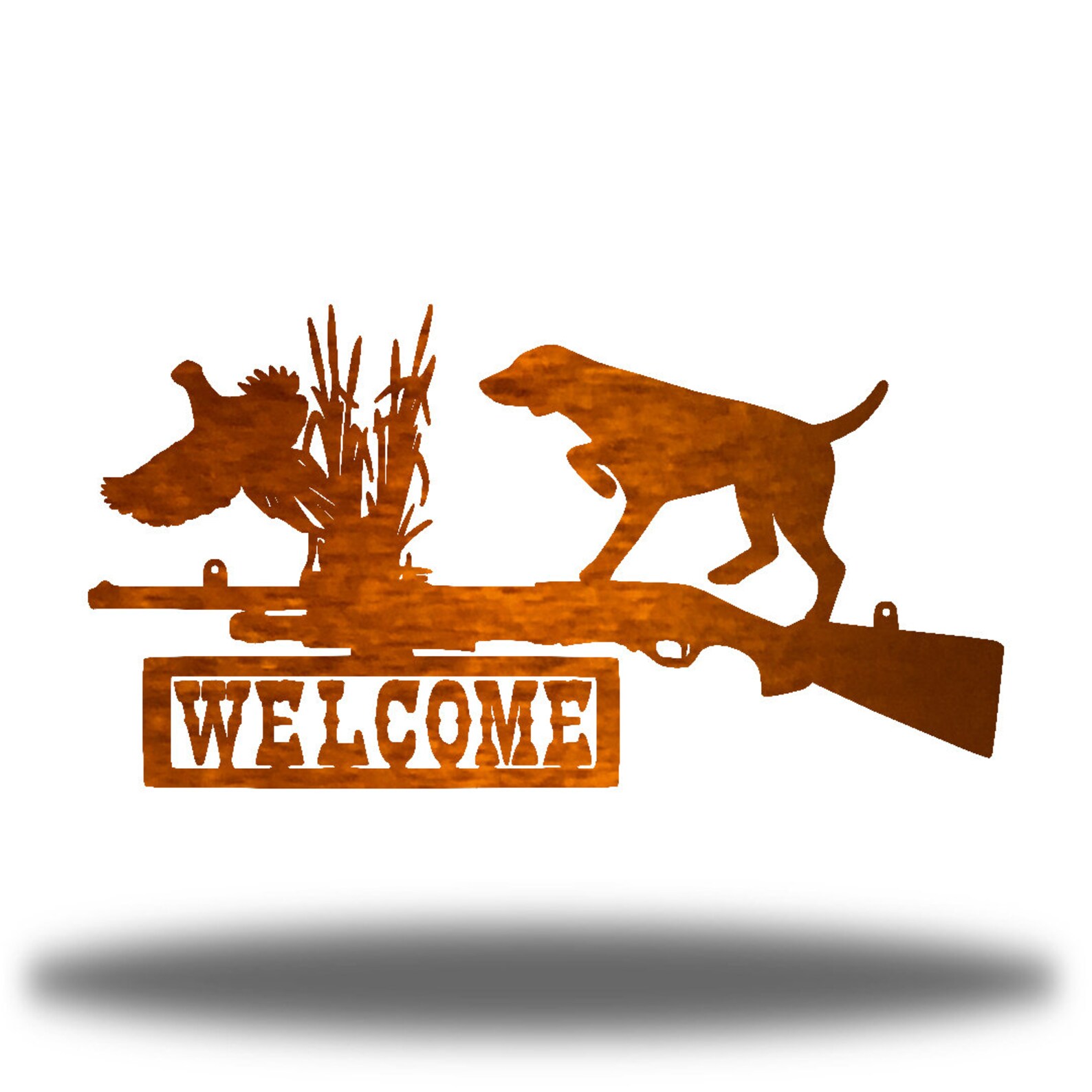 Hunting Sign Metal Art Steel Decor Hunting Sign Etsy