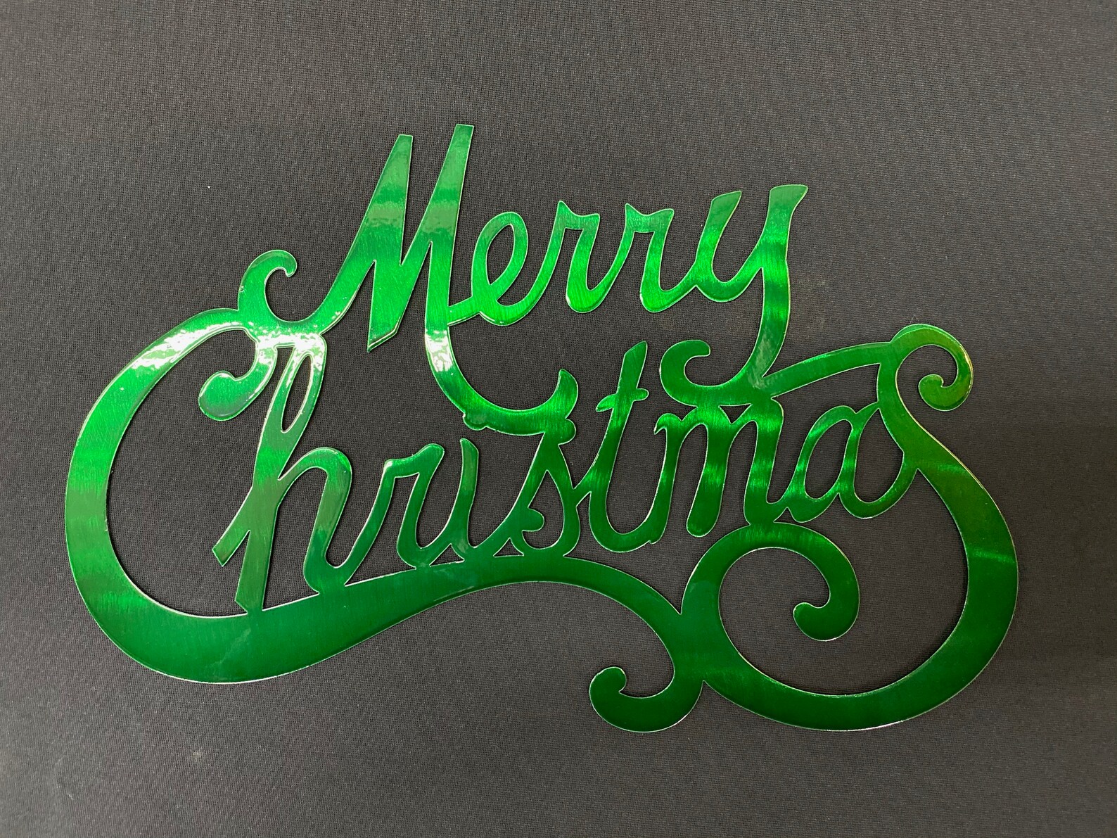 Merry Christmas Metal Wall Art Decor Etsy