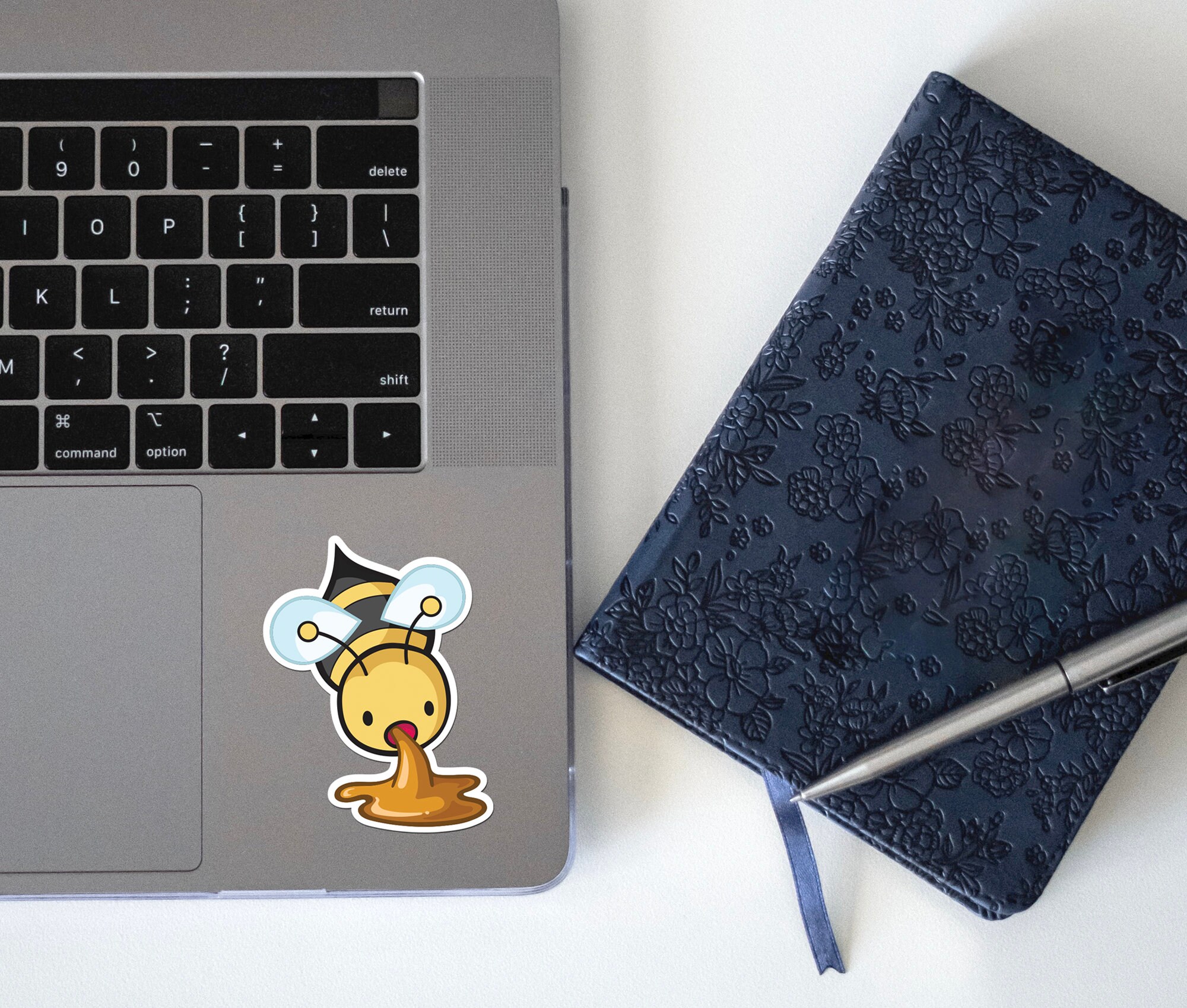 Bee Barf Vinyl Sticker - Waterproof - Etsy