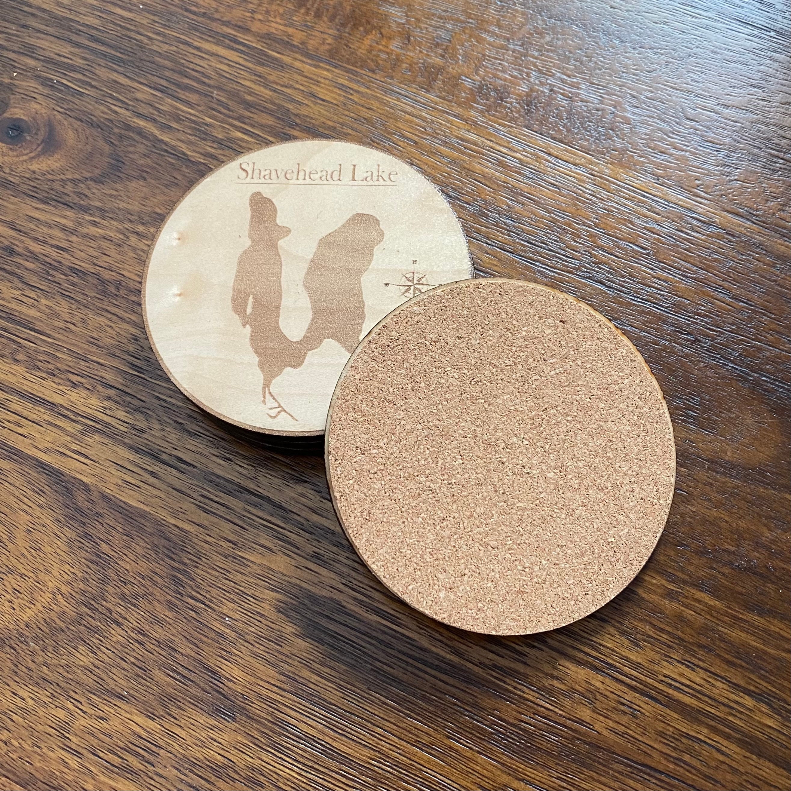 Custom Lake Map Coasters Personalized Coasters Lakehouse Beach Etsy