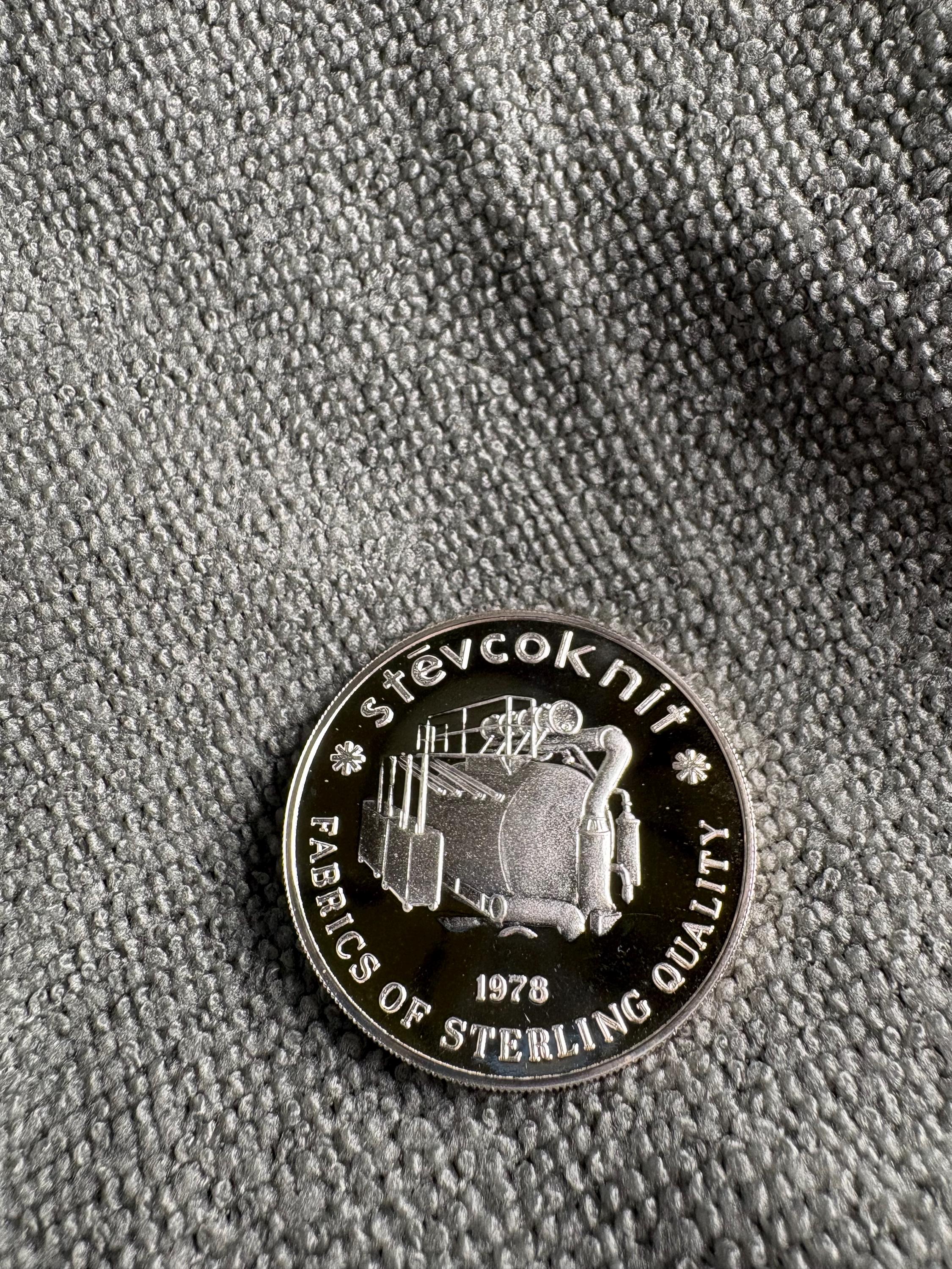 1978 Engelhard Stevcoknit Stevcowovens 1 OZ. .999 Silver Round