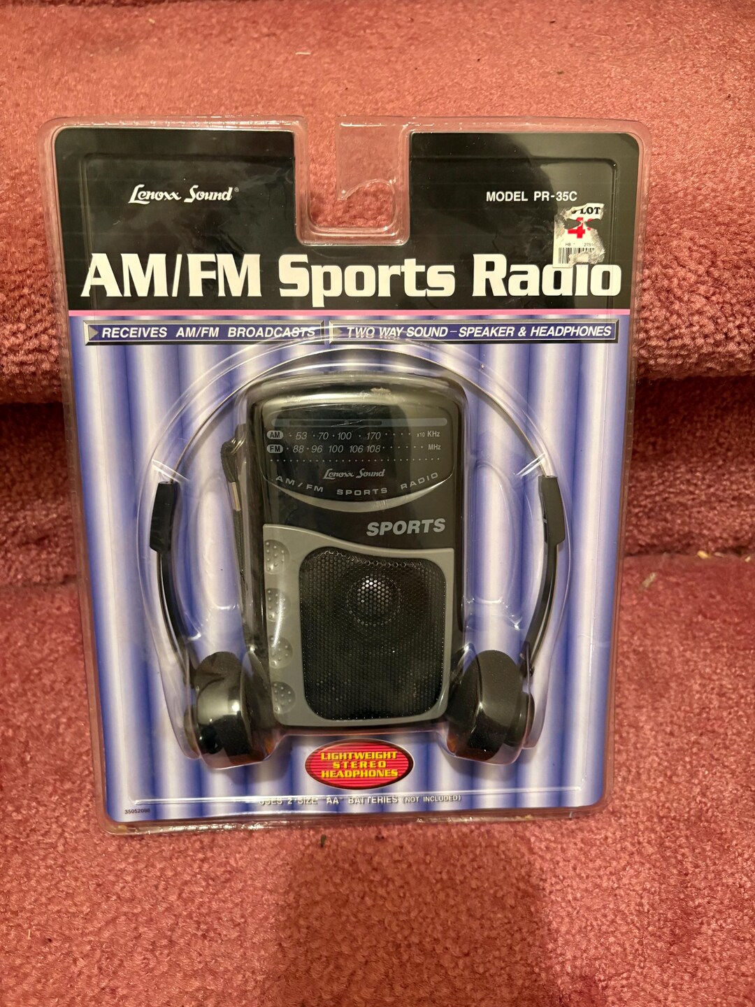 Nos Lennoxx Sound AM/FM Sports Radio Pr-35c AA Batteries - Etsy