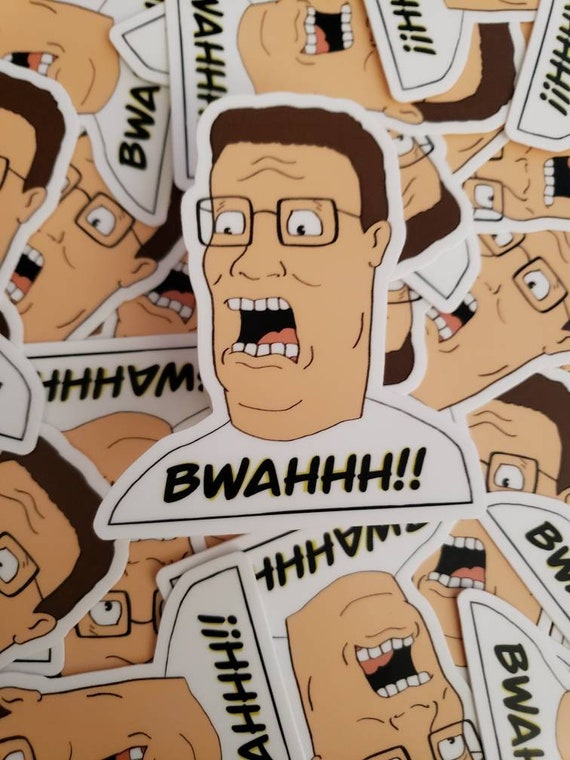 King of the Hill  Propane Hank Sticker