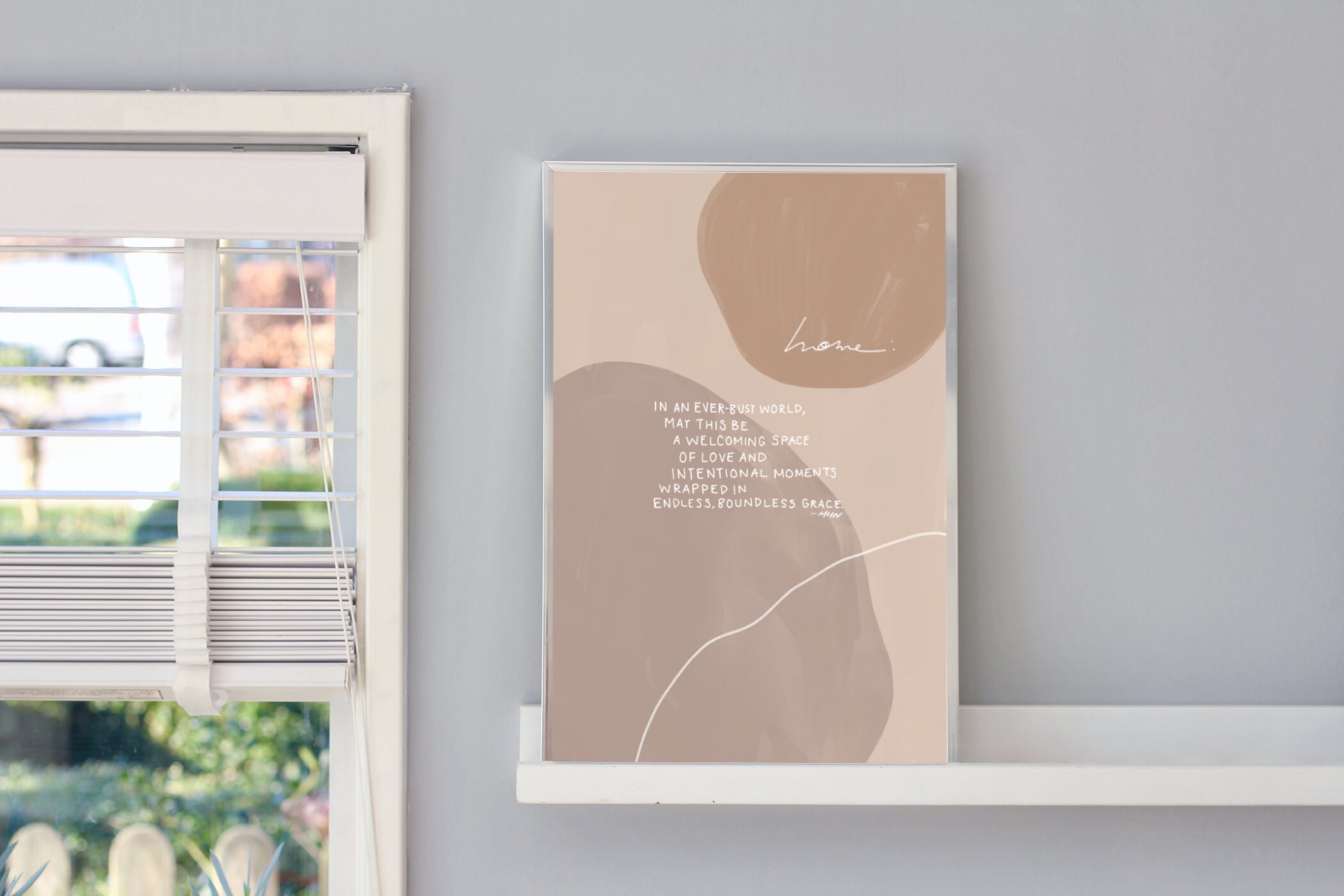Home: in einer ever-busy world - Sofort Download Digitaldruck - Morgan Harper Nichols Original Zitat