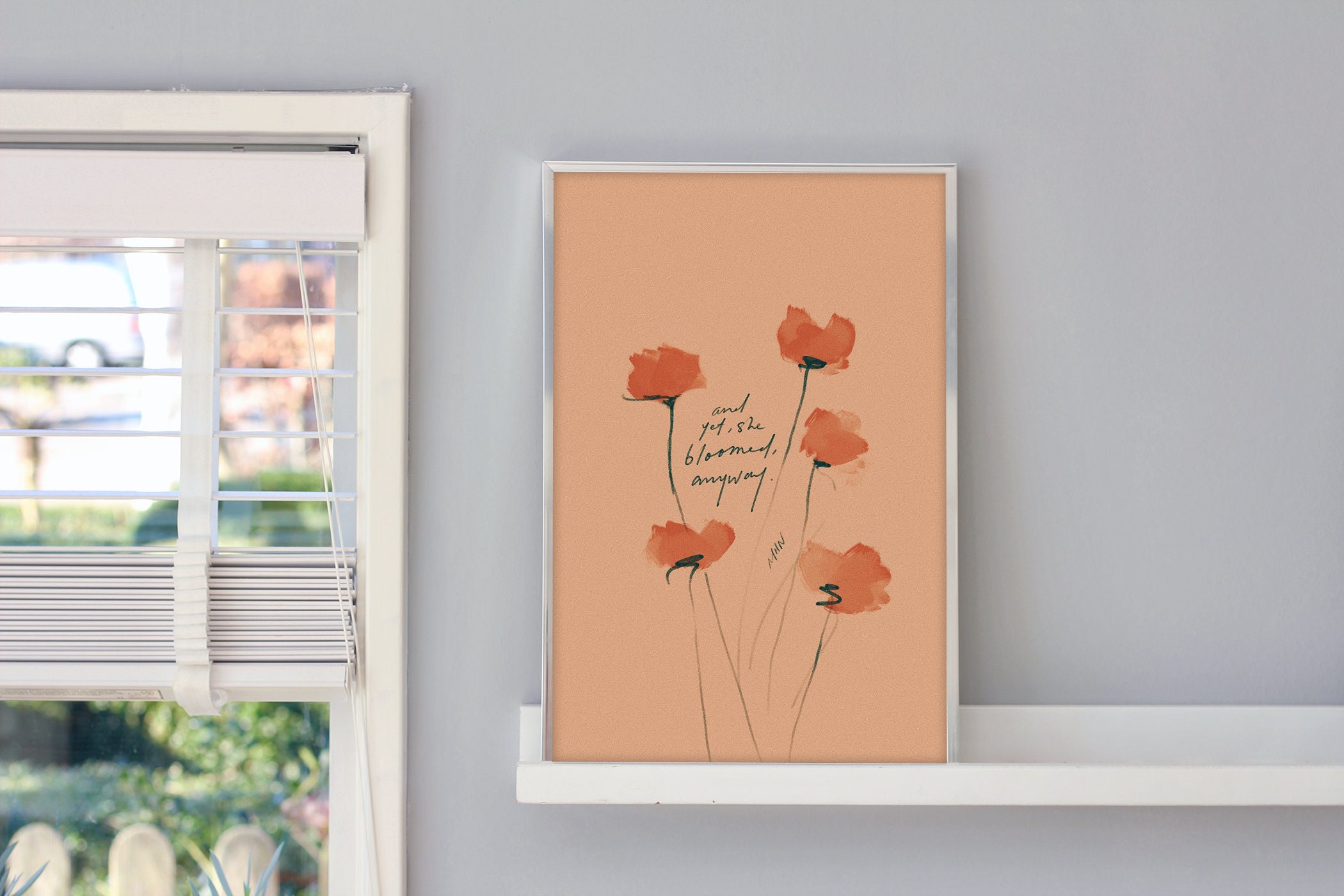 And yet She Bloomed Anyway Instant Download Digital Print - Etsy