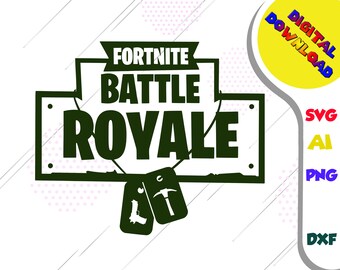 Fortnite Etsy - fortnite battle royale logo svg fortnite svg png dxf cutting files for cricut and silhouette cameo etc