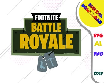 Fortnite Etsy - fortnite battle royale logo svg fortnite svg png dxf cutting files for cricut and silhouette cameo etc