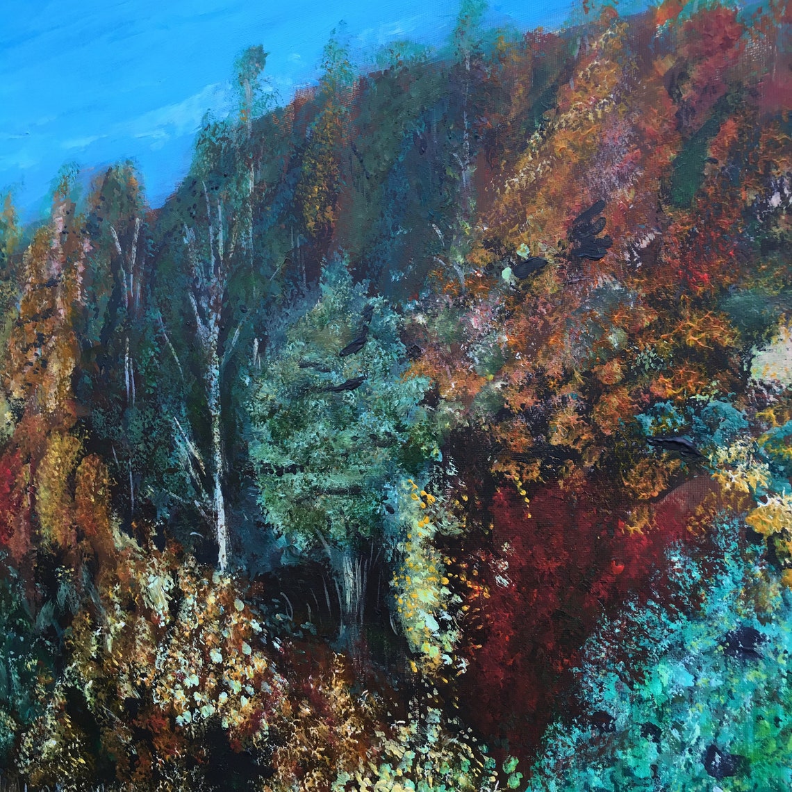 Acrylic Painting Painting on Canvas Landscape Paintings Etsy