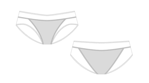 Geminus Panties Sizes 34-52 PDF Sewing Pattern -  Norway