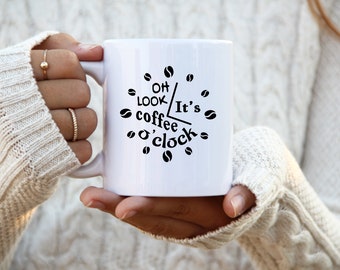 Coffee Oclock Png Etsy