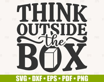 Download Cameo Or Cricut Htv Design Think Outside The Box Svg File Leadership Quote Vinyl Decal Vector Diy Shirt Decal Craft Supplies Tools Collage Sheets Kromasol Com
