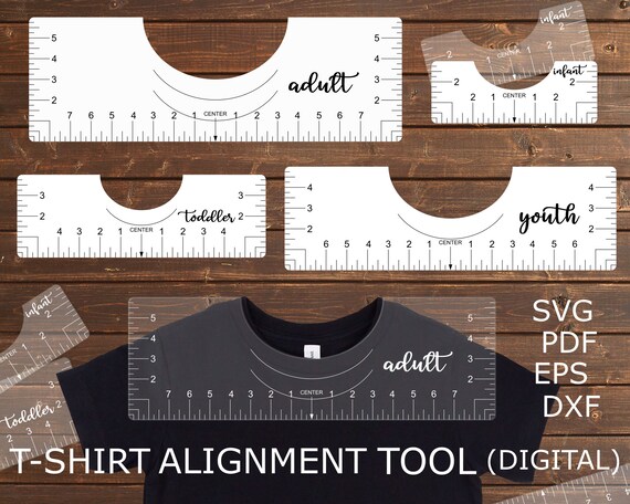 printable t shirt alignment tool