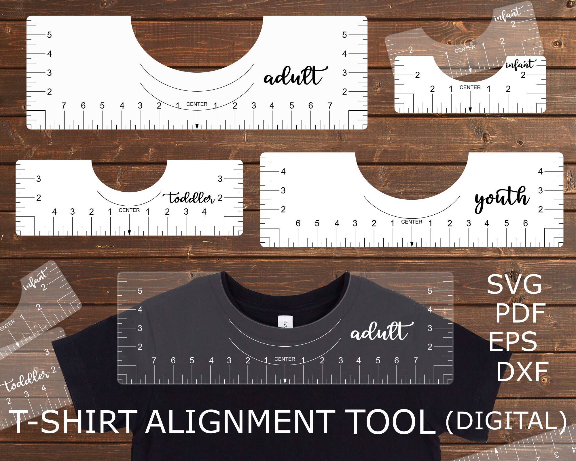 t shirt alignment tool svg glowforge files printable pdf etsy ireland