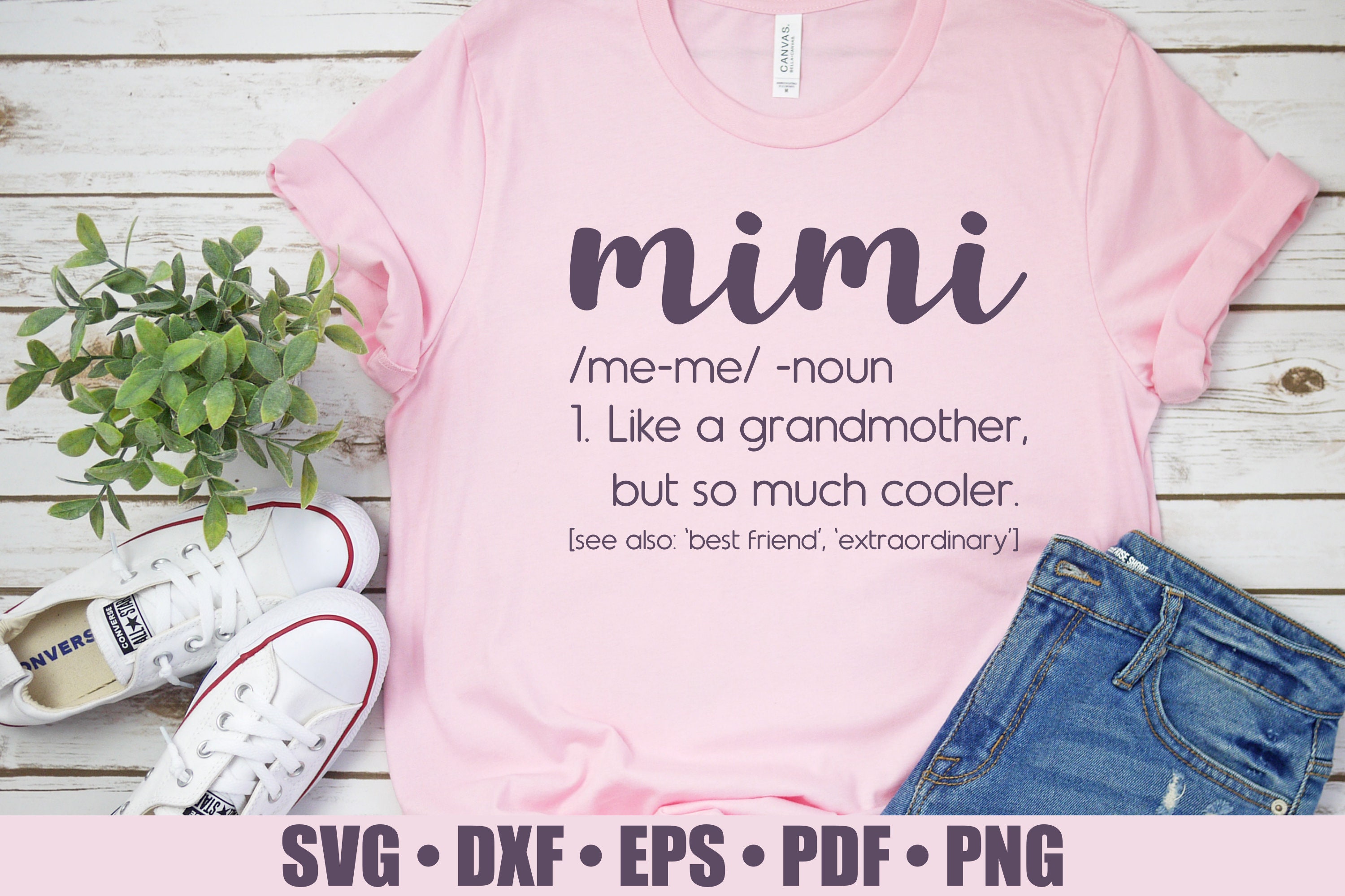 Mimi Definition SVG files for Cricut Nana svg cut files Mom Etsy España