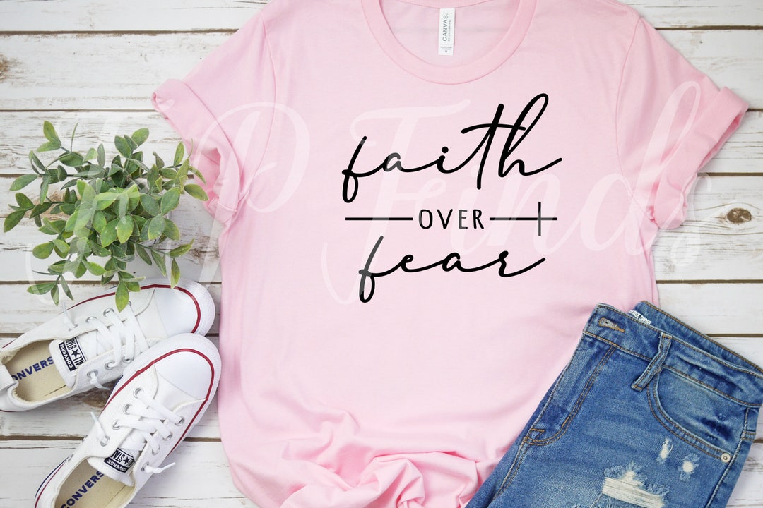 Faith Over Fear SVG Files for Cricut Cuttable Files - Etsy