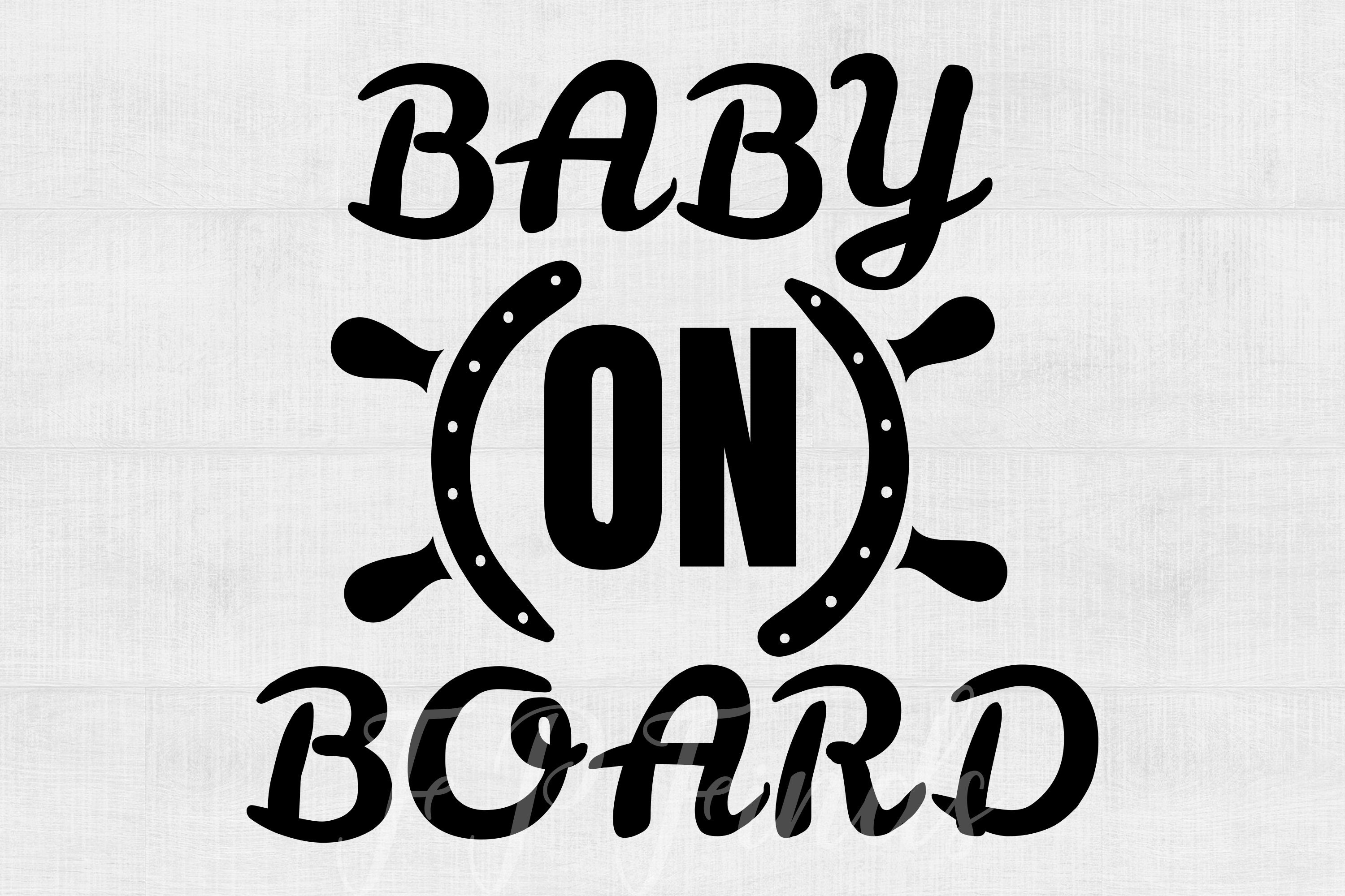 Baby On Board SVG files for Cricut baby on board decal svg Etsy