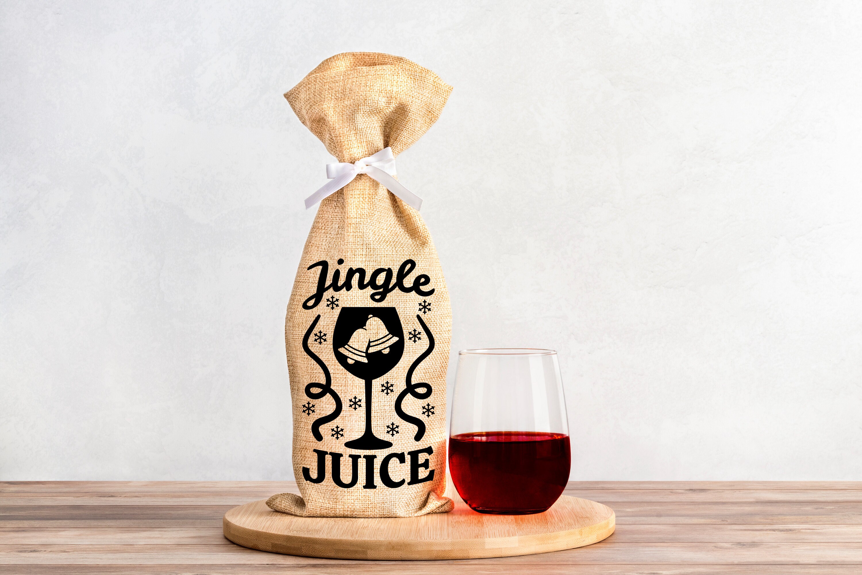 Wine Bag SVG Bundle Christmas Wine SVG files for Cricut | Etsy
