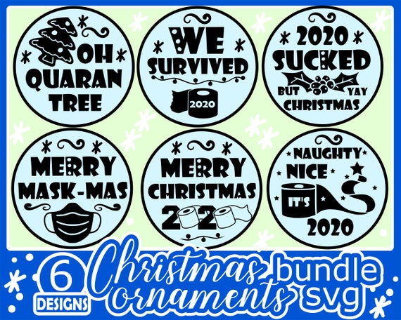 Download Christmas Ornament SVG Bundle Quarantine Christmas SVG | Etsy